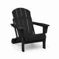 Adirondack Gartenstuhl Holz Schwarz