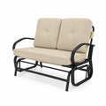 Metall-Schaukelbank 2-Sitzer Beige