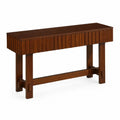 Konsolentisch rechteckig 120 cm Holz Braun