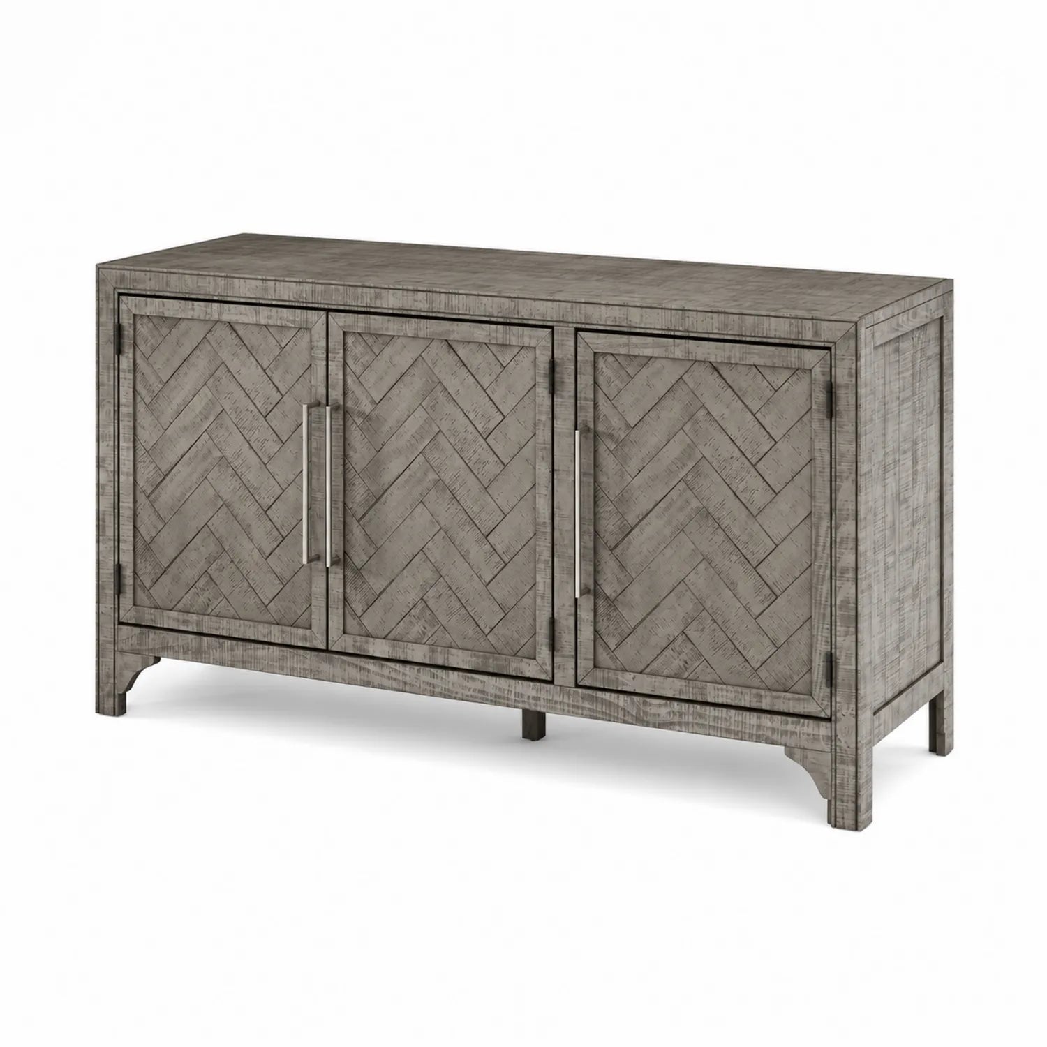 Sideboard 120x40x80 cm Holz Grau