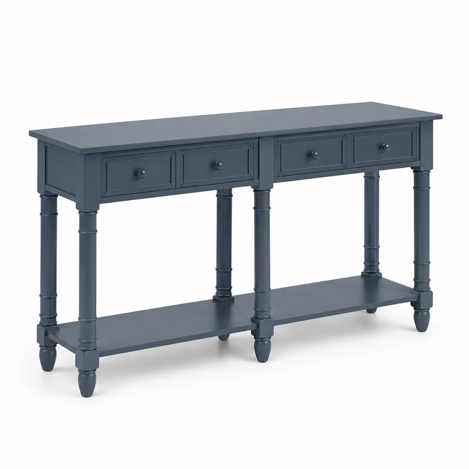 Konsolentisch Rechteckig 120x30x80 cm MDF Dunkelblau