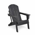 Adirondack Stuhl Polywood Schwarz