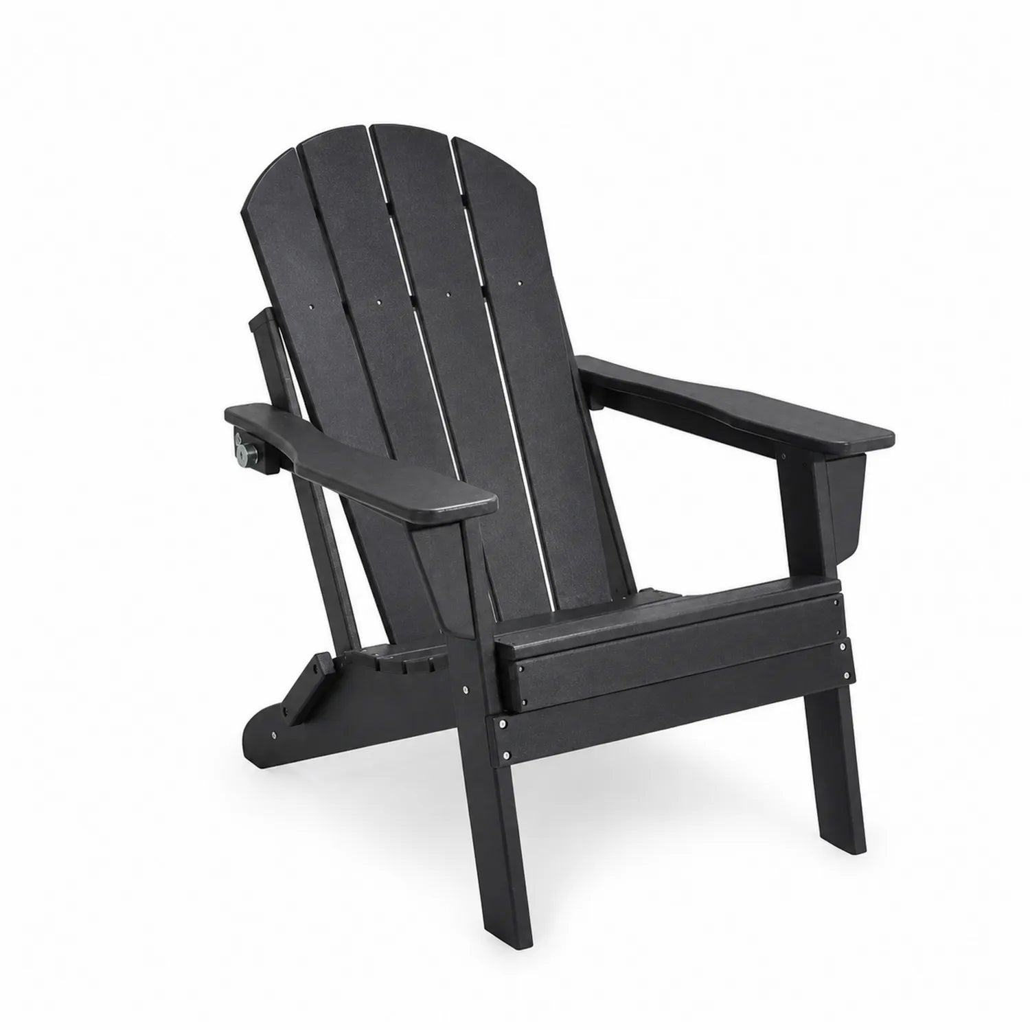 Adirondack Stuhl Polywood Schwarz