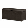 Aufbewahrungsbox Kunststoff Rattan Braun 120x60x55cm